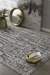 10' X 13' Grey Area Rug - Homeroots - Flyclothing LLC