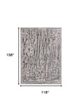 10' X 13' Grey Area Rug