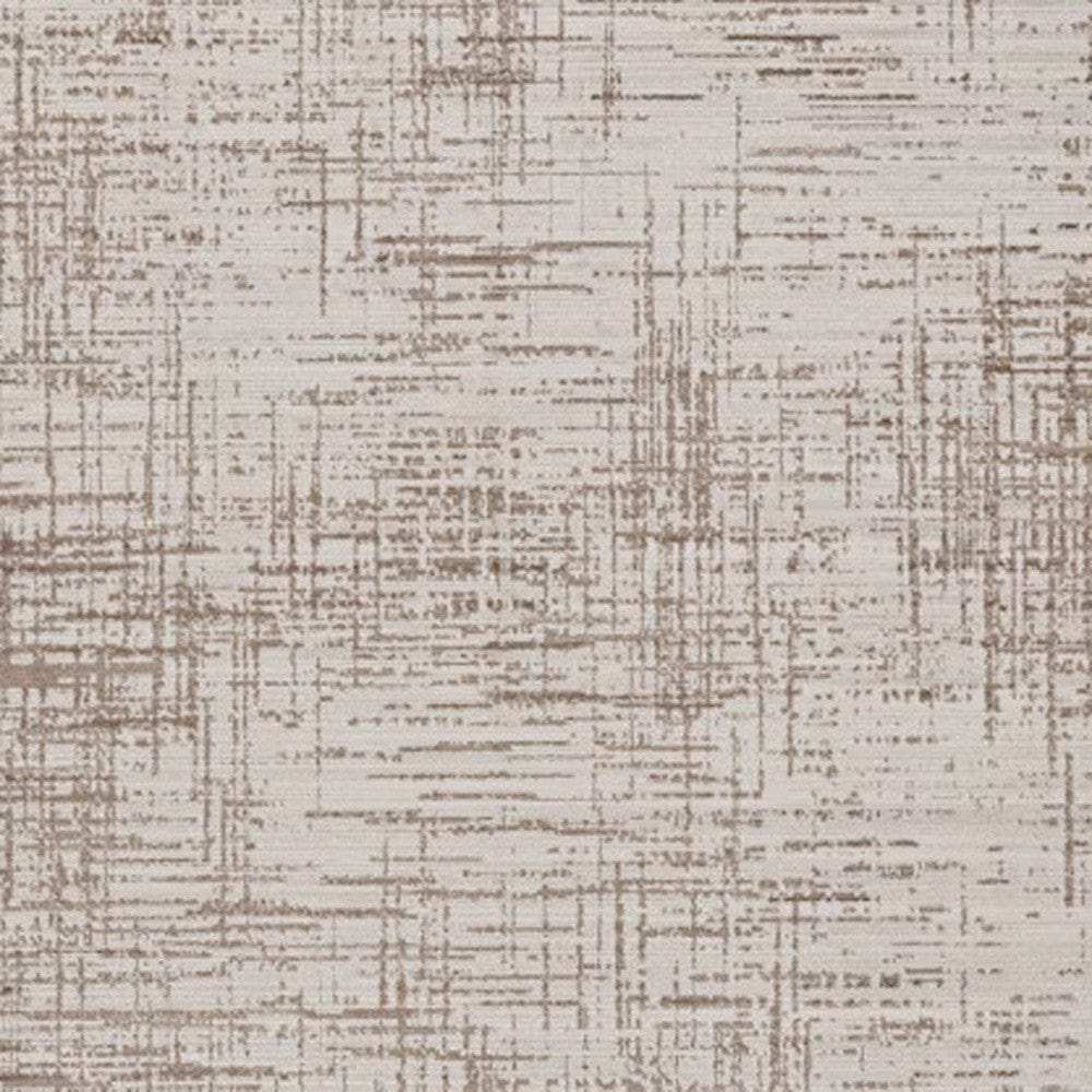 8' X 11' Natural Beige Machine Woven Scratch Indoor Area Rug - Homeroots - Flyclothing LLC