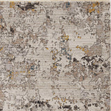 4' X 6' Silver Machine Woven Shrank Abstract Industrial Style Indoor Area Rug - Homeroots - Flyclothing LLC