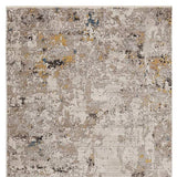 94 X 130 Silver Polyester Rug - Homeroots - Flyclothing LLC