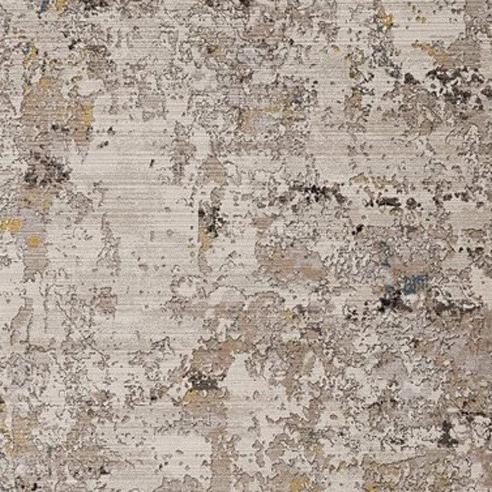 4' X 5' Grey Abstract Area Rug - Homeroots - Flyclothing LLC