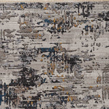 8' Gray Round Area Rug - Homeroots