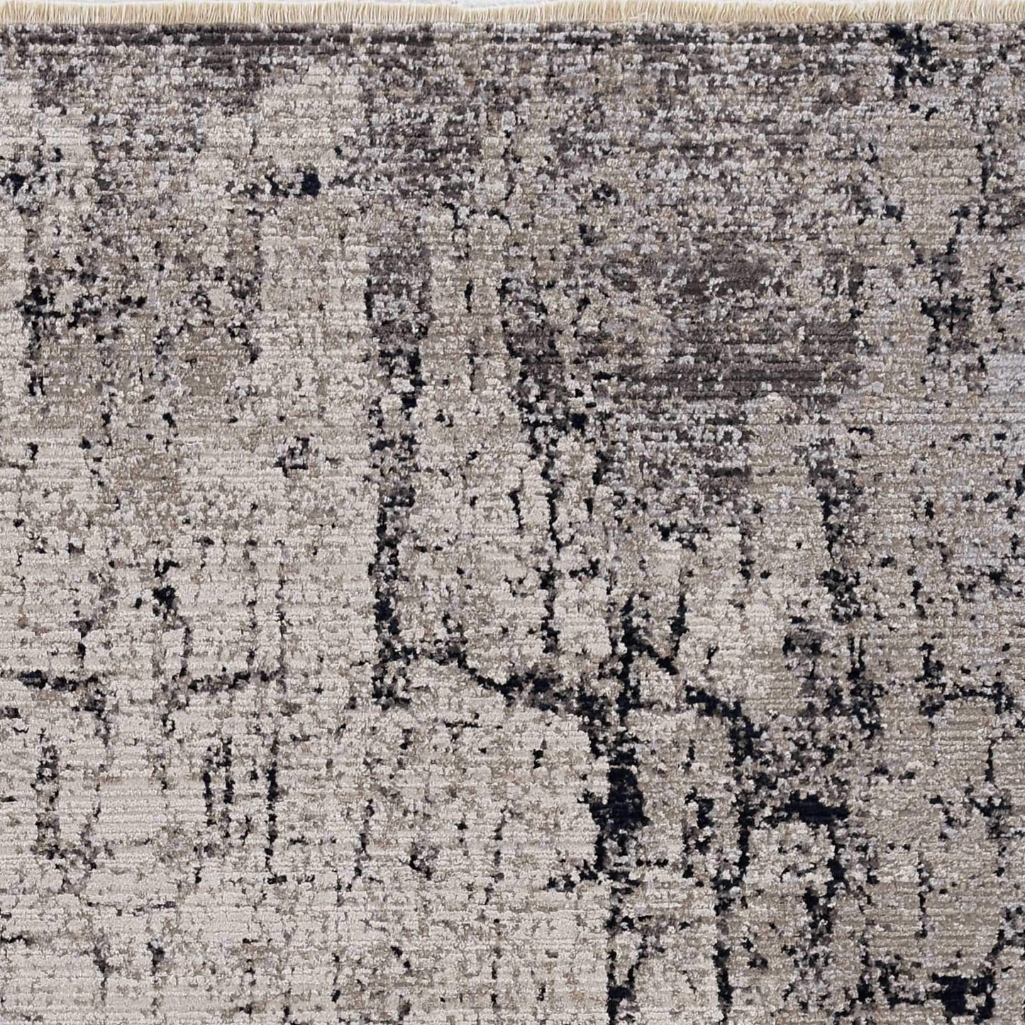 5' X 8' Ivory Grey Machine Woven Abstract Indoor Area Rug - Homeroots - Flyclothing LLC