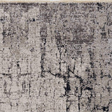 5' X 8' Ivory Grey Machine Woven Abstract Indoor Area Rug - Homeroots - Flyclothing LLC
