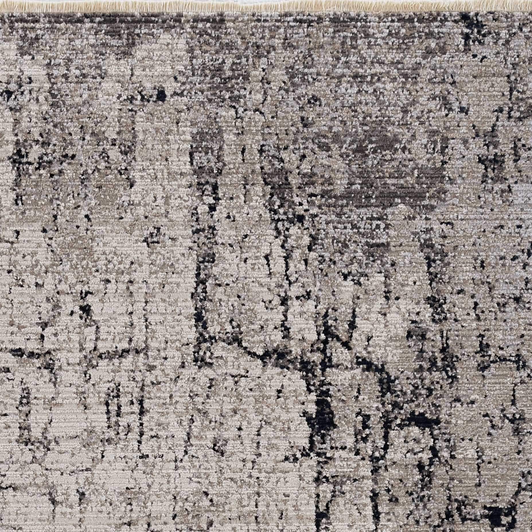 5' X 8' Ivory Grey Machine Woven Abstract Indoor Area Rug - Homeroots - Flyclothing LLC