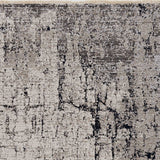 5' X 8' Ivory Grey Machine Woven Abstract Indoor Area Rug - Homeroots