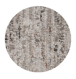 8' Blue Gray Round Area Rug - Homeroots
