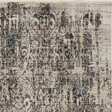 4' X 6' Grey Machine Woven Shrank Distressed Traditional Design Indoor Area Rug - Homeroots - Flyclothing LLC