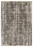94 X 130 Grey Polyester Rug - Homeroots