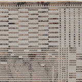 2' X 8' Natural Geometric Bars Runner Rug - Homeroots - Flyclothing LLC