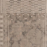 5' X 8' Natural Brown Machine Woven Abstract Lines Indoor Area Rug - Homeroots - Flyclothing LLC