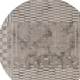 8' Natural Round Area Rug - Homeroots - Flyclothing LLC