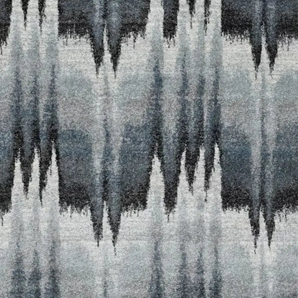 94 X 130 Blue Ivory Polypropylene Rug - Homeroots - Flyclothing LLC