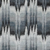 94 X 130 Blue Ivory  Polypropylene Rug - Homeroots