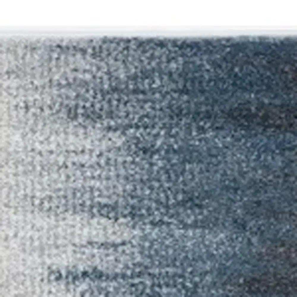 5' X 8' Ivory Or Blue Gradient Bordered Indoor Area Rug - Homeroots - Flyclothing LLC