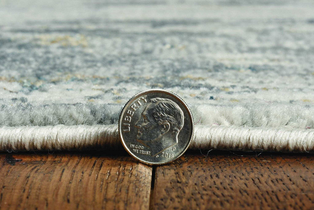 10' X 13' Gray Abstract Area Rug - Homeroots - Flyclothing LLC