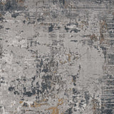 10' X 13' Gray Abstract Area Rug - Homeroots - Flyclothing LLC