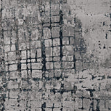 10' X 13' Gray and Ivory Abstract Area Rug - Homeroots - Flyclothing LLC