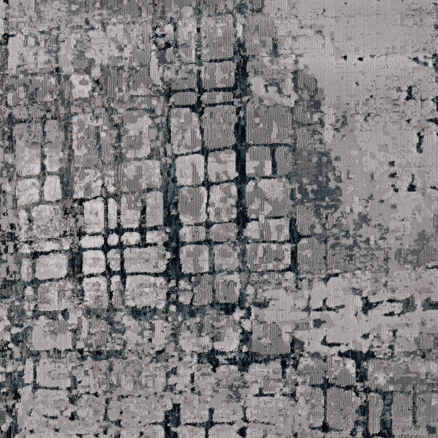 10' X 13' Gray and Ivory Abstract Area Rug - Homeroots - Flyclothing LLC
