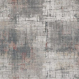 8' X 11' Ivory Gray and Gold Abstract Area Rug - Homeroots - Flyclothing LLC