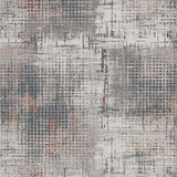 8' X 11' Ivory Gray and Gold Abstract Area Rug - Homeroots - Flyclothing LLC