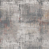 10' X 13' Ivory Gray and Gold Abstract Area Rug - Homeroots - Flyclothing LLC