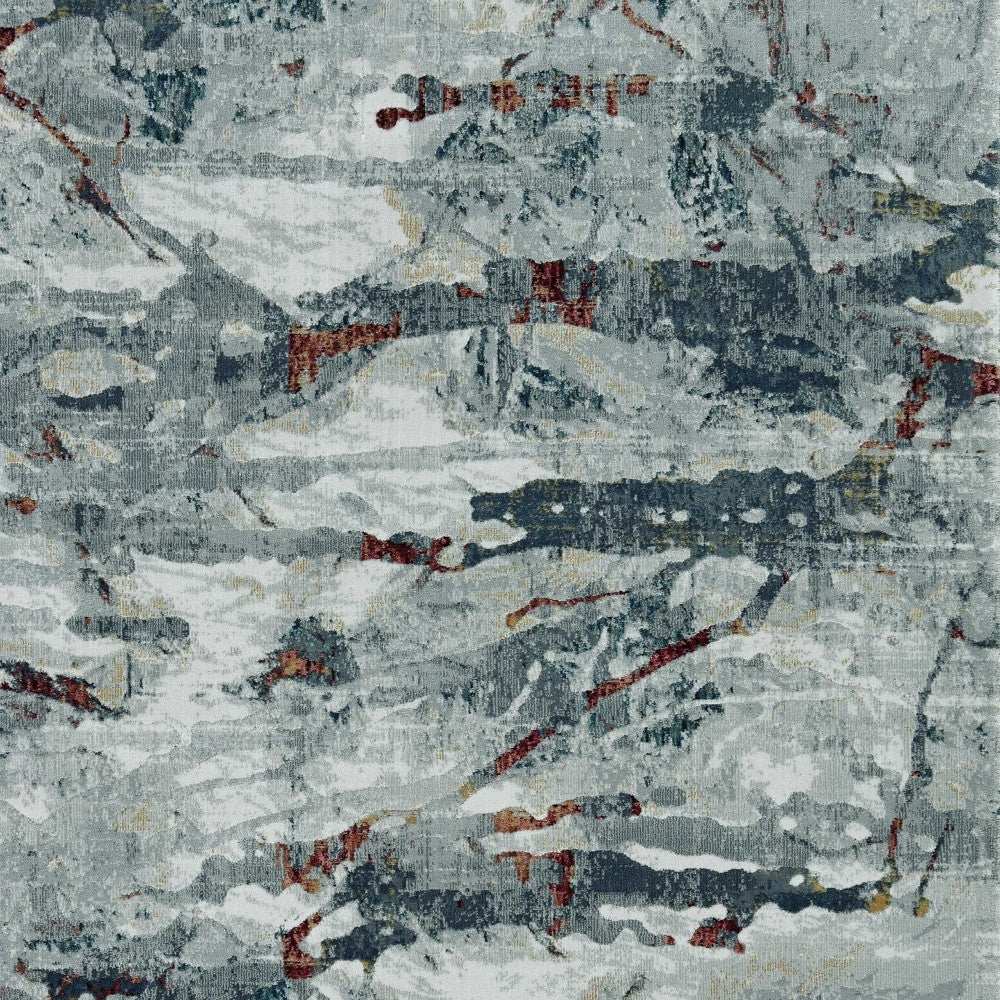 3' X 5' Gray Abstract Area Rug - Homeroots - Flyclothing LLC