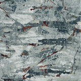 3' X 5' Gray Abstract Area Rug