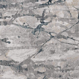 10' X 13' Gray Abstract Area Rug - Homeroots - Flyclothing LLC