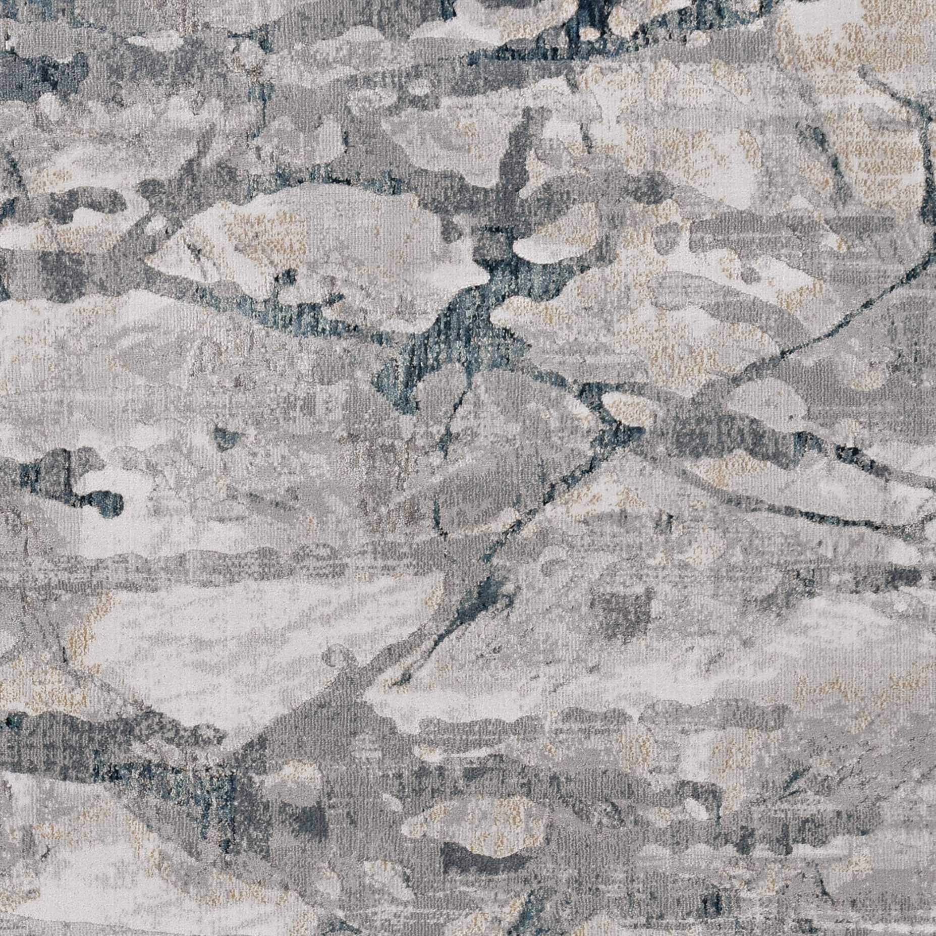 10' X 13' Gray Abstract Area Rug - Homeroots - Flyclothing LLC