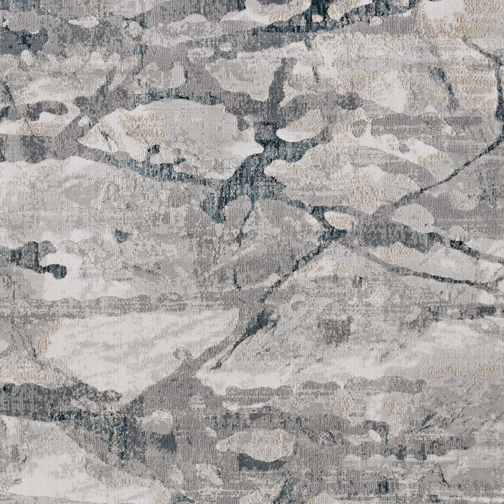 10' X 13' Gray Abstract Area Rug - Homeroots - Flyclothing LLC