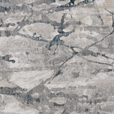 10' X 13' Gray Abstract Area Rug - Homeroots - Flyclothing LLC