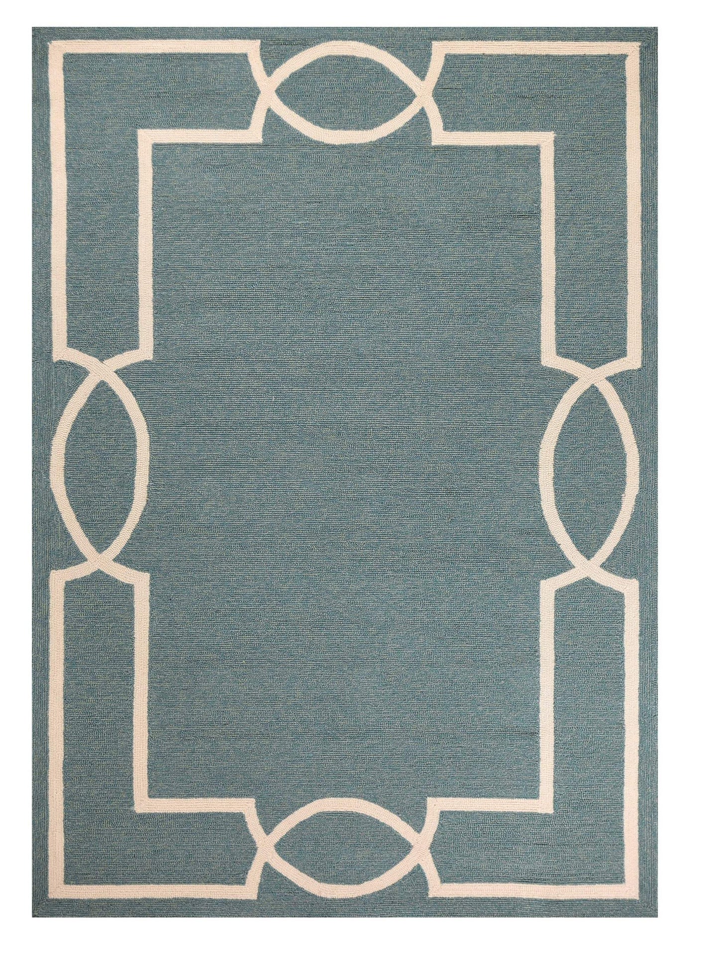 3' X 5' Gray and Ivory Handmade Indoor Outdoor Area Rug - Homeroots - Flyclothing LLC
