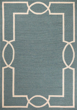 3' X 5' Gray and Ivory Handmade Indoor Outdoor Area Rug - Homeroots - Flyclothing LLC