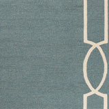 5' X 7' Spa Coastal Bordered Indoor Outdoor Area Rug - Homeroots - Flyclothing LLC
