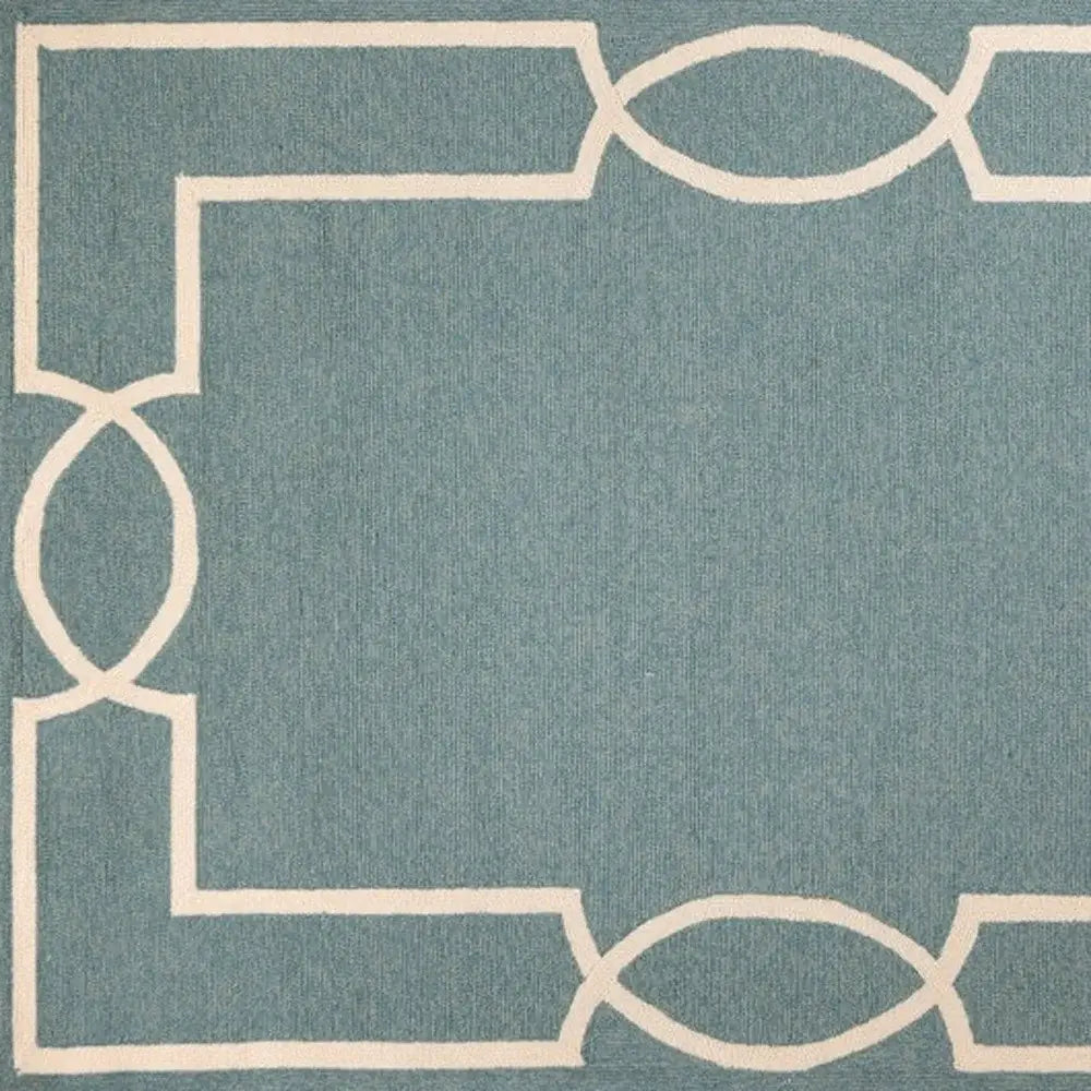 8' X 11' Gray and Ivory Handmade Indoor Outdoor Area Rug - Homeroots - Flyclothing LLC