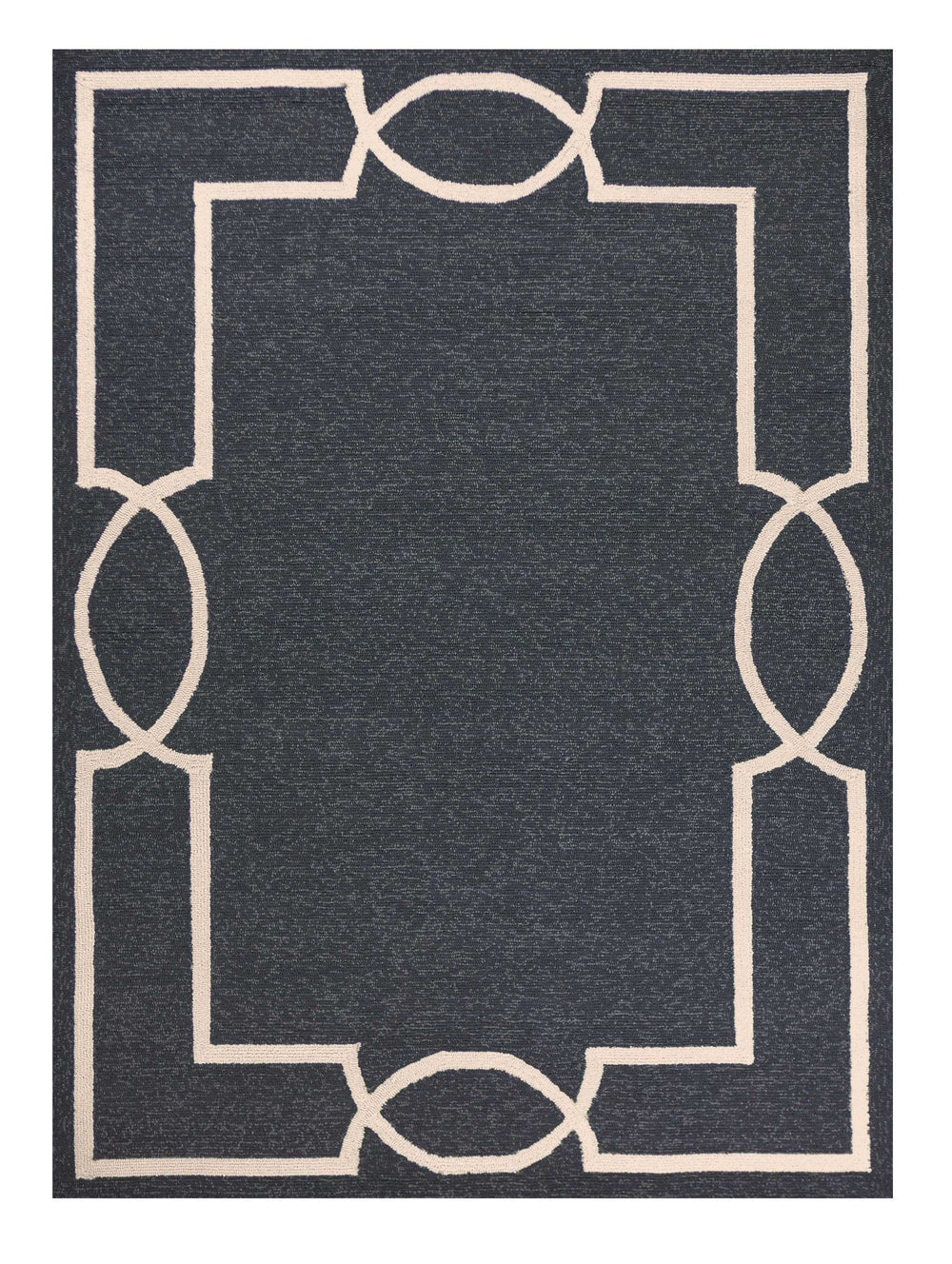 5' X 7' Gray Handmade Indoor Outdoor Area Rug - Homeroots - Flyclothing LLC