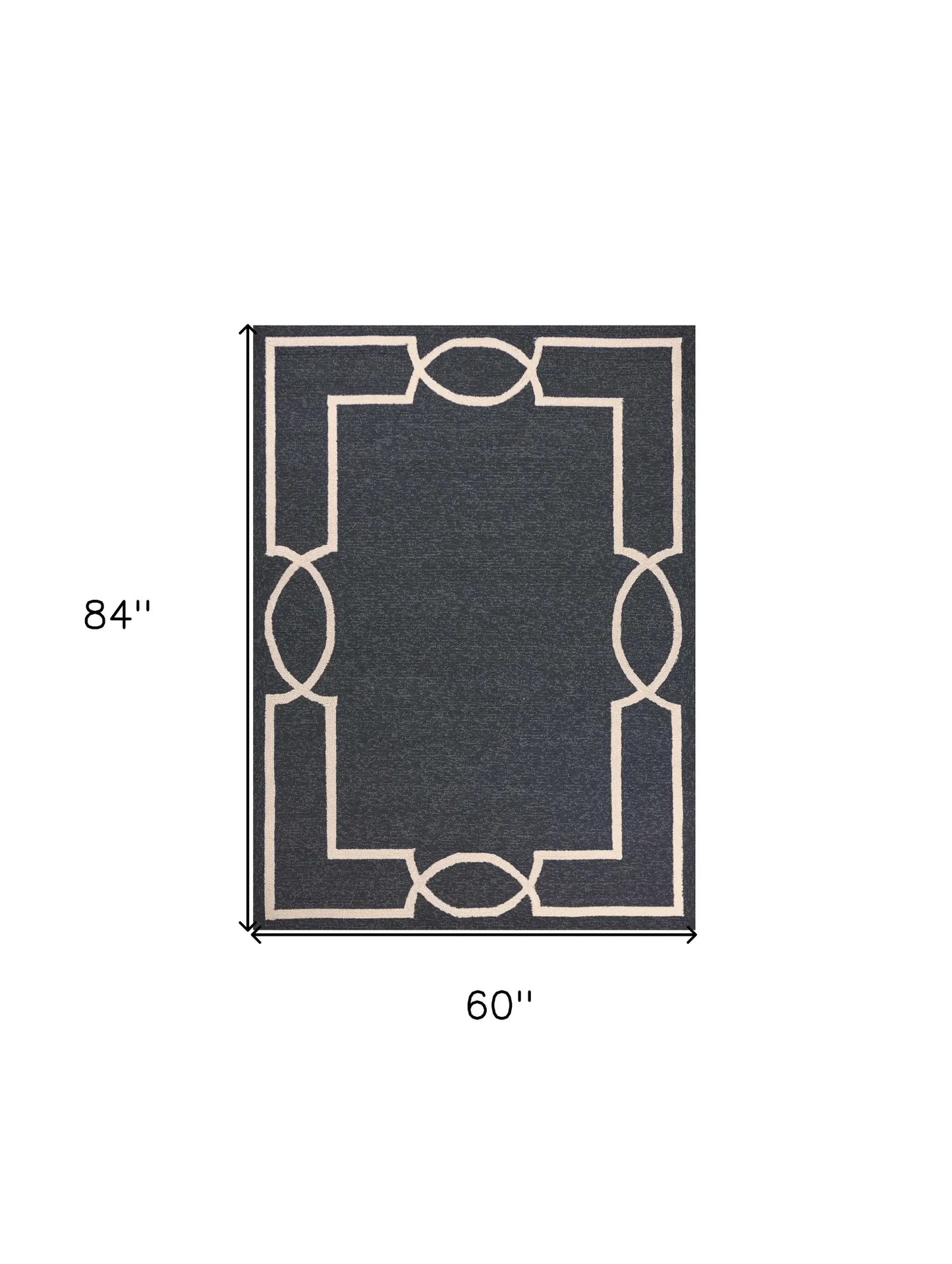 5' X 7' Gray Handmade Indoor Outdoor Area Rug - Homeroots - Flyclothing LLC