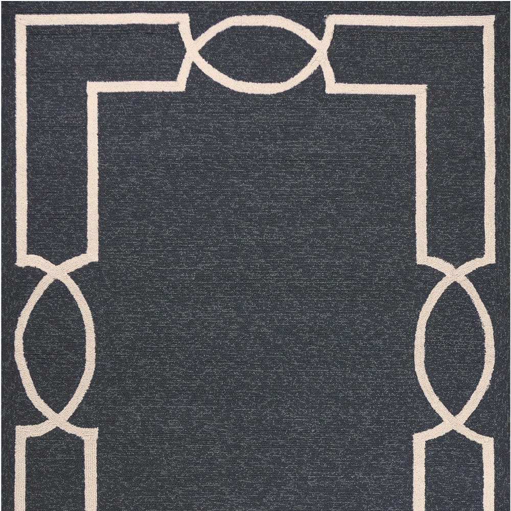 5' X 7' Gray Handmade Indoor Outdoor Area Rug - Homeroots - Flyclothing LLC