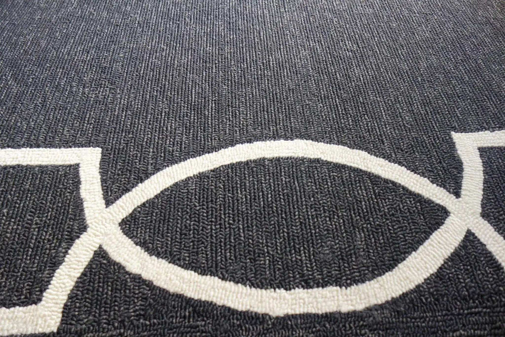 5' X 7' Gray Handmade Indoor Outdoor Area Rug - Homeroots - Flyclothing LLC