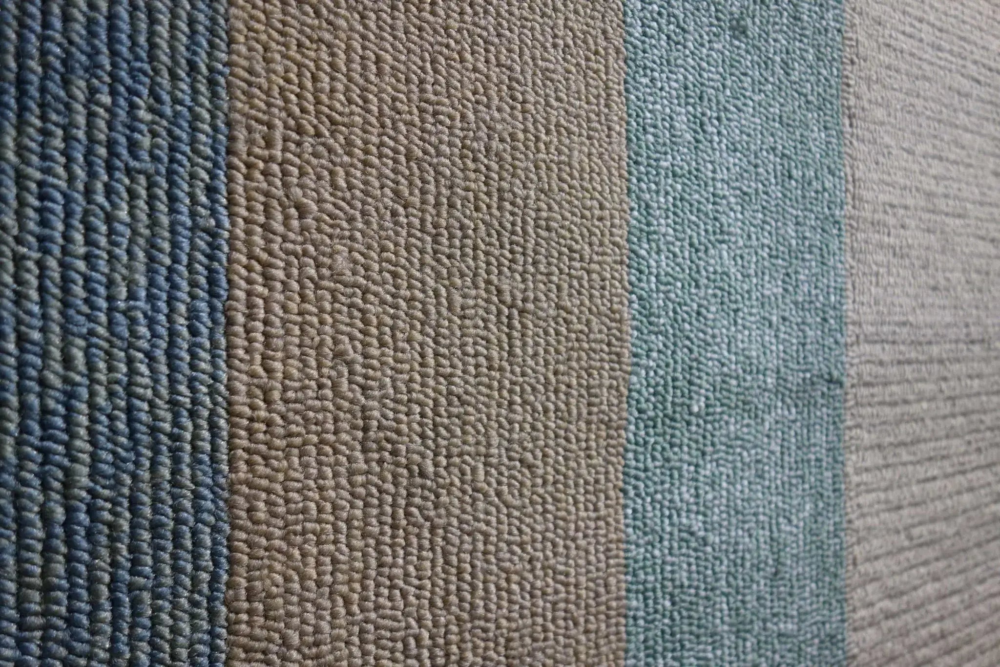 8' X 11' Blue and Beige Handmade Indoor Outdoor Area Rug - Homeroots - Flyclothing LLC