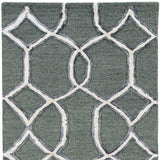 8' X 8' Gray Wool Handmade Runner Rug - Homeroots - Flyclothing LLC