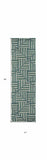 8' X 8' Charcoal Wool Handmade Runner Rug - Homeroots