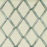 115' Cream Wool Geometric Hand Tufted Area Rug - Homeroots - Flyclothing LLC