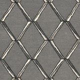 8' X 10' Gray Wool Geometric Hand Tufted Area Rug