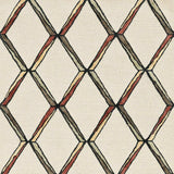 115' Beige Rust and Gold Wool Geometric Hand Tufted Area Rug - Homeroots - Flyclothing LLC