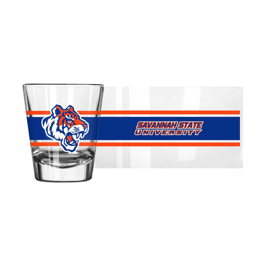 Savannah State 2oz Stripe Shot Glass - Logo Brands - Flyclothing LLC