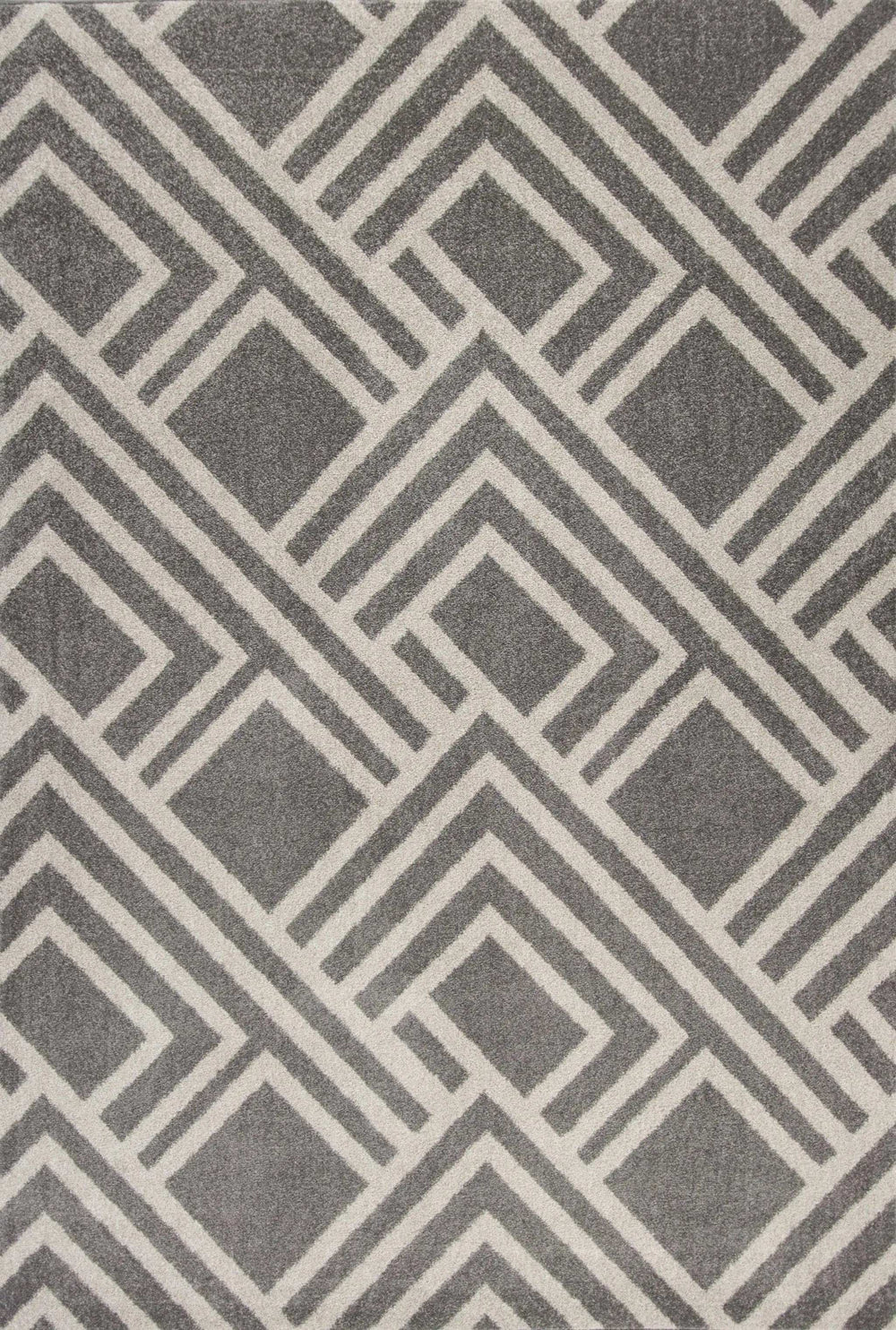 3' X 5' Gray Striped Indoor Outdoor Area Rug - Homeroots - Flyclothing LLC