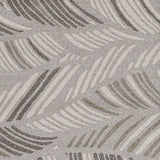 2' X 3' Gray Botanical Leaves Area Rug - Homeroots - Flyclothing LLC